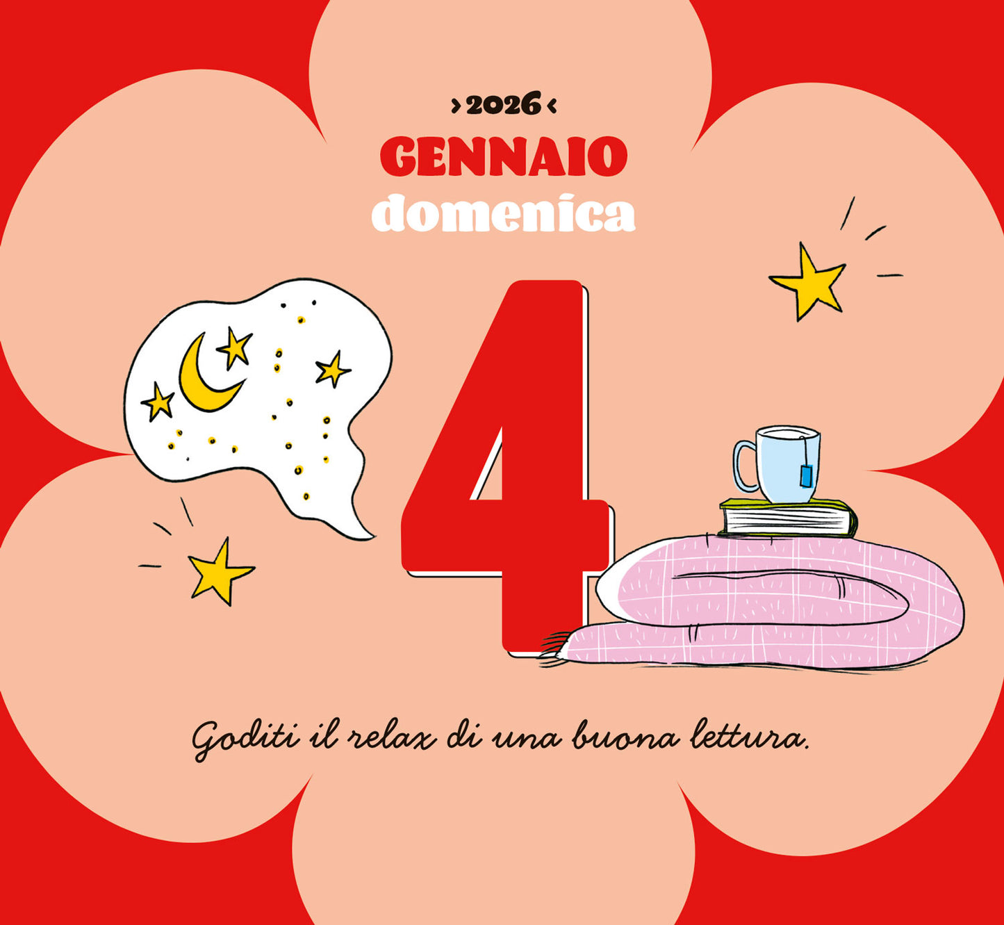 CALENDARIO PENSA POSITIVO 2026 da tavolo (13,8 X 12,7 cm)