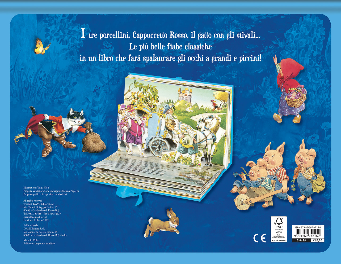 Il meraviglioso libro pop-up delle fiabe