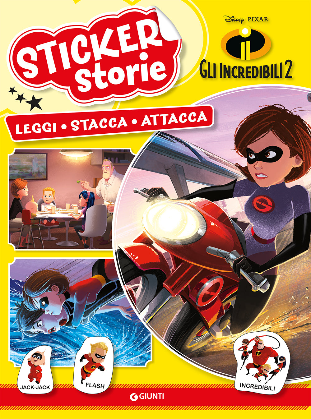 Sticker Storie - Gli Incredibili 2::Leggi - Stacca - Attacca