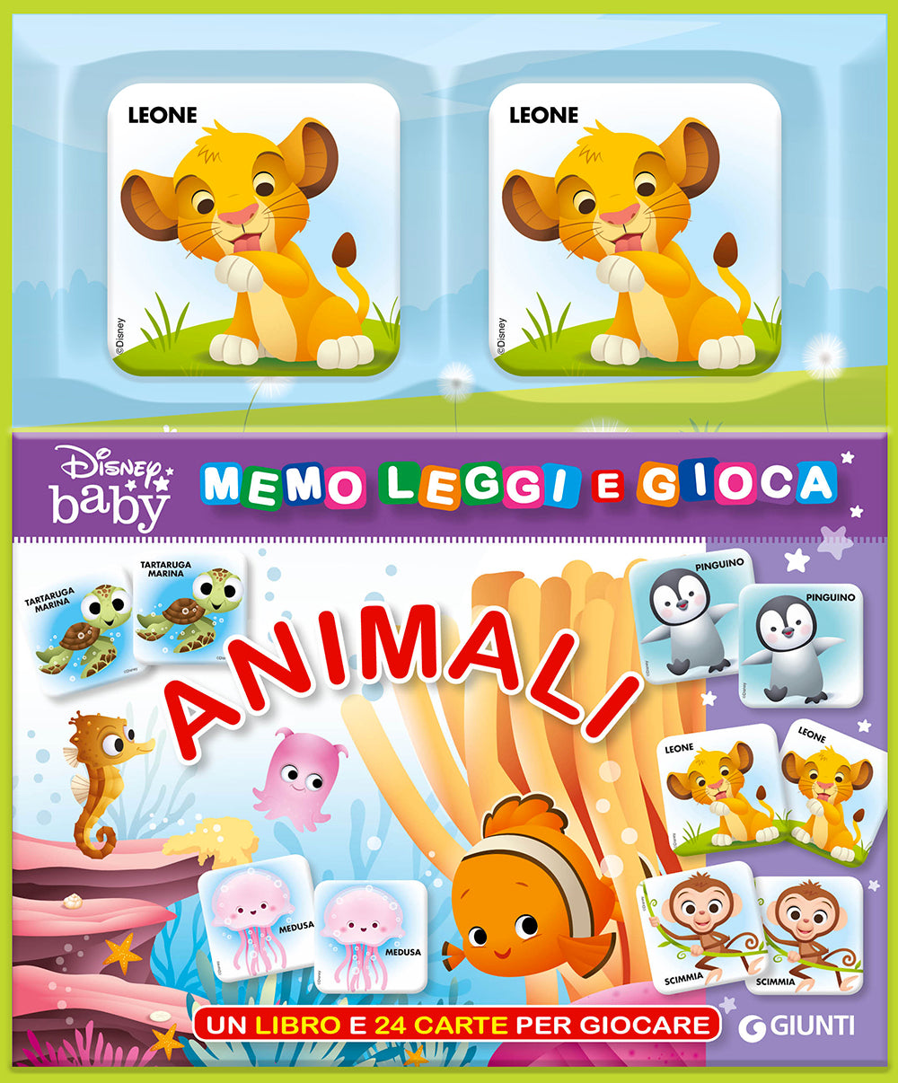 Memo Leggi e Gioca - Animali::Un libro e 24 carte per giocare