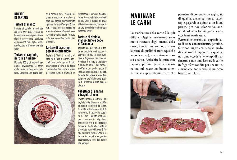 Crudi e marinati di carne, pesce, verdura e frutta::Master di cucina.
