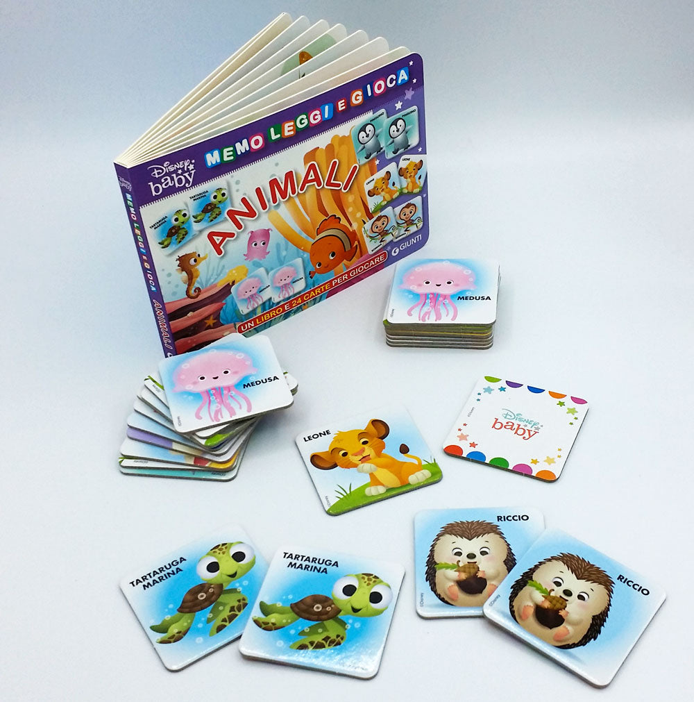 Memo Leggi e Gioca - Animali::Un libro e 24 carte per giocare