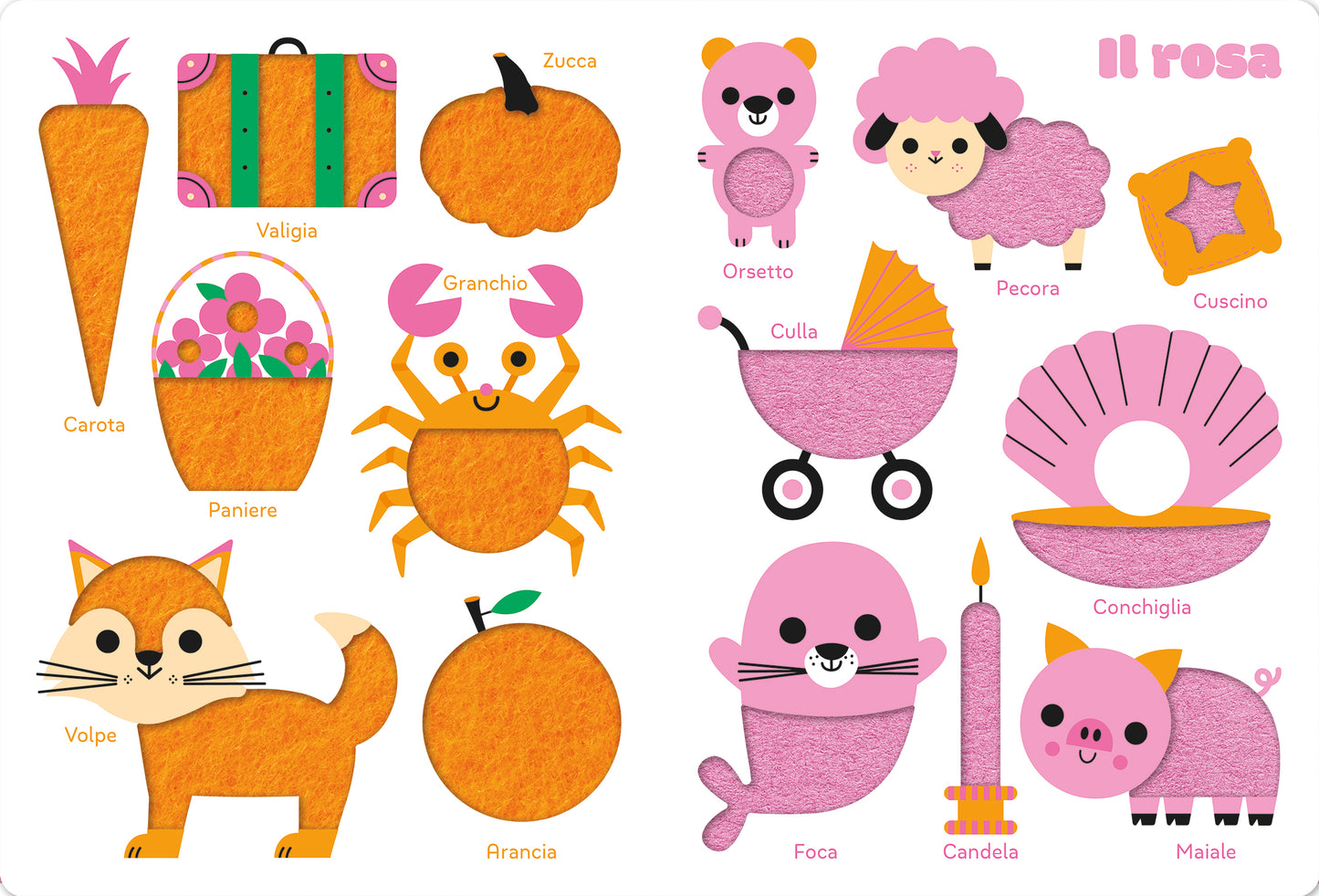 I colori delle cose::Grande libro tattile sensoriale