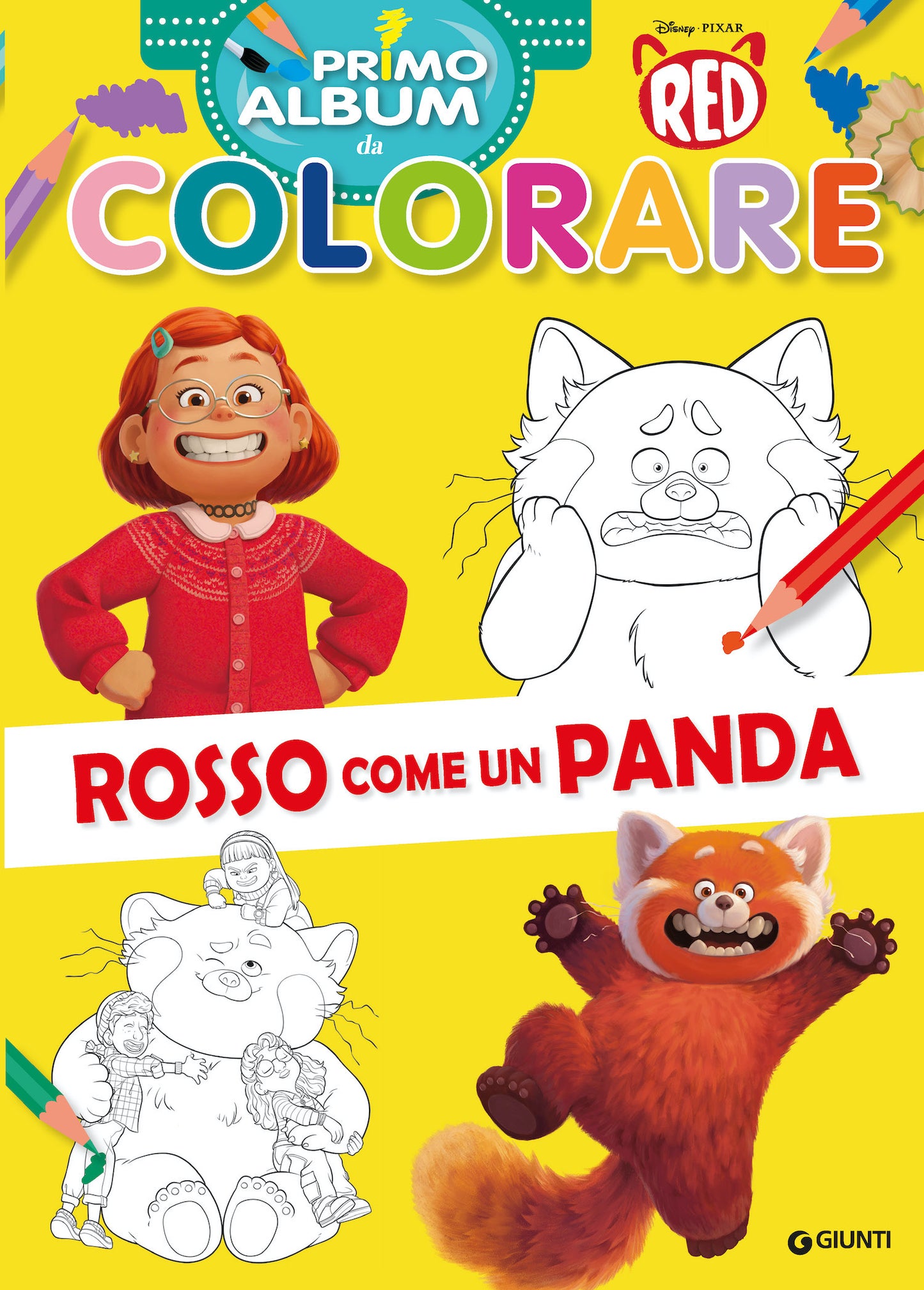 Red Primo album da colorare::Rosso come un panda