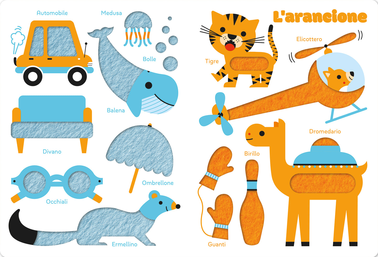 I colori delle cose::Grande libro tattile sensoriale