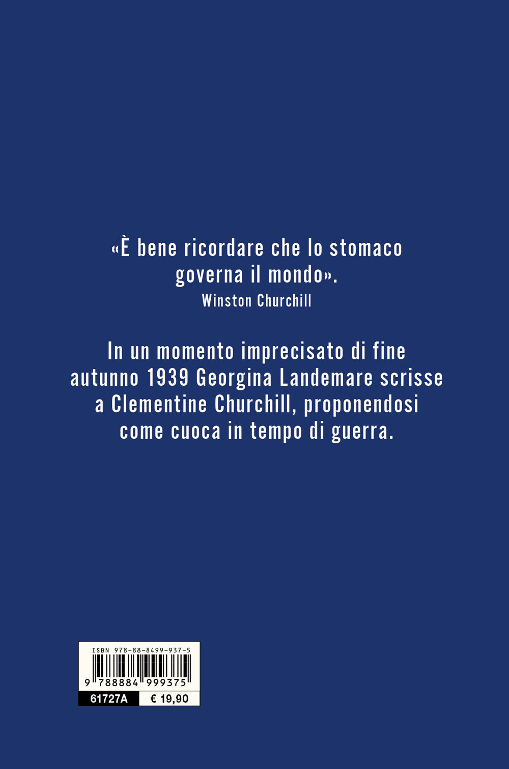 LA CUOCA DI CHURCHILL::UNA VITTORIA IN CUCINA