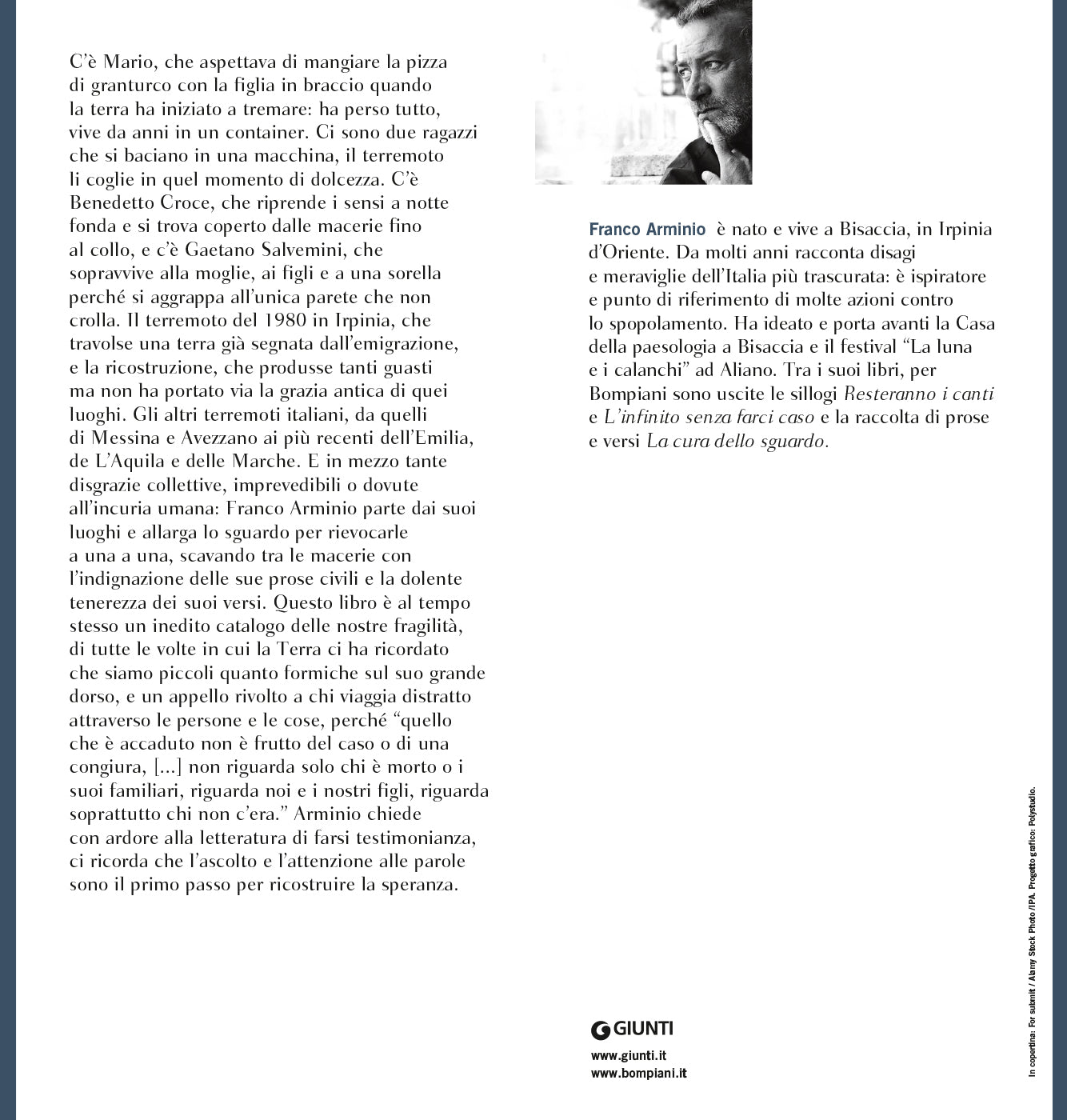 Lettera a chi non c'era::Parole dalle terre mosse