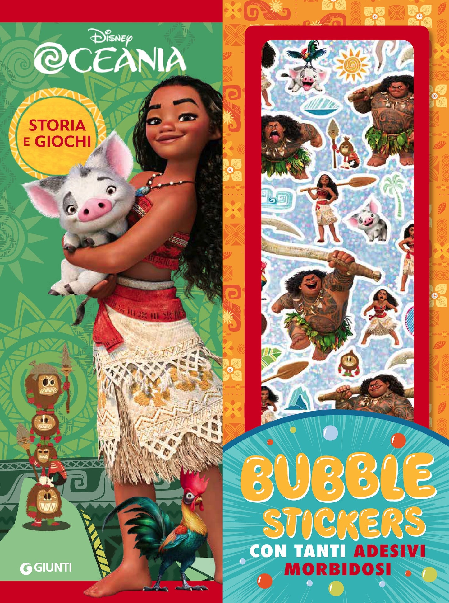Oceania Bubble Stickers con tanti adesivi morbidosi::Storia e giochi