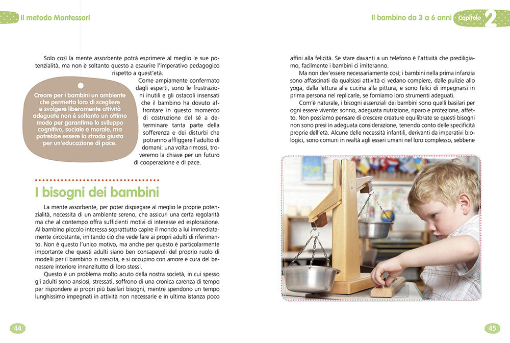 Il metodo Montessori 3-6 anni per crescere tuo figlio da 3 a 6 anni ::e aiutarlo a esprimere il suo potenziale