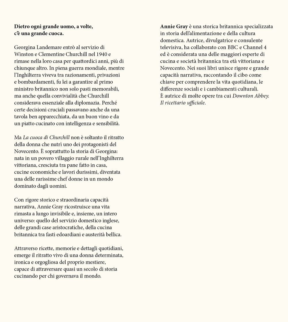 LA CUOCA DI CHURCHILL::UNA VITTORIA IN CUCINA