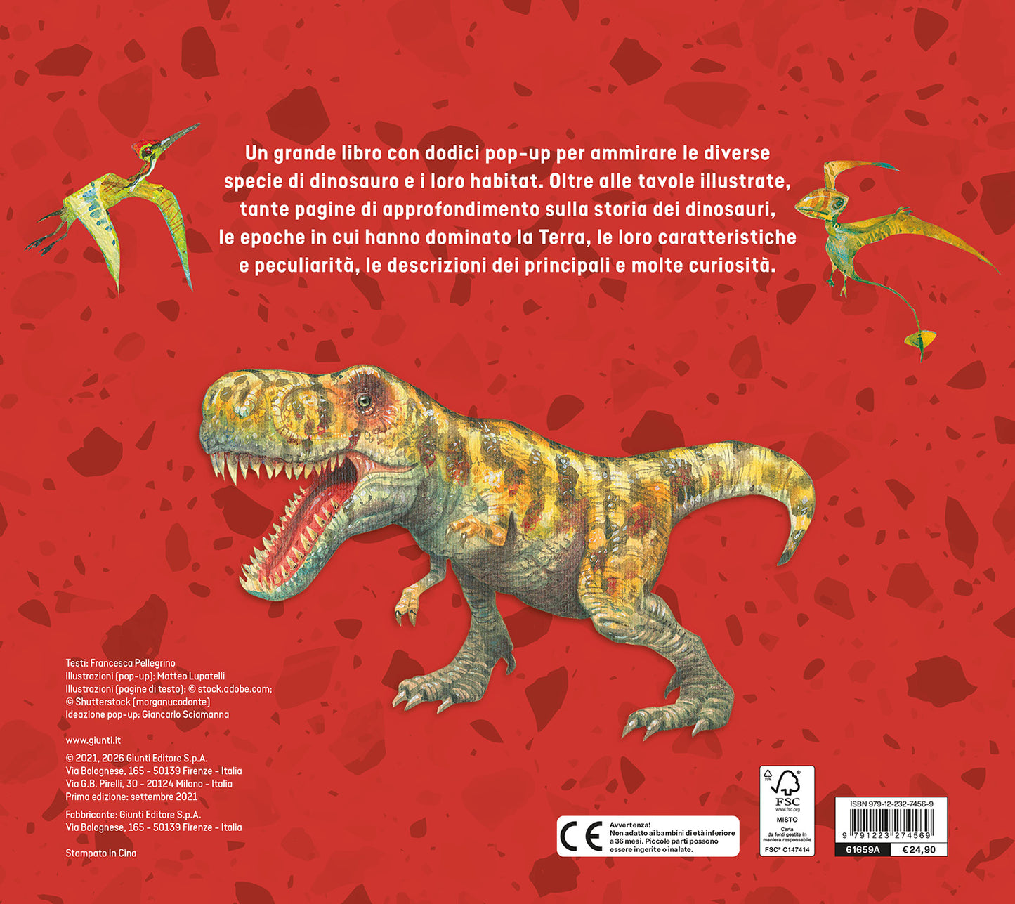 Il libro pop-up dei dinosauri