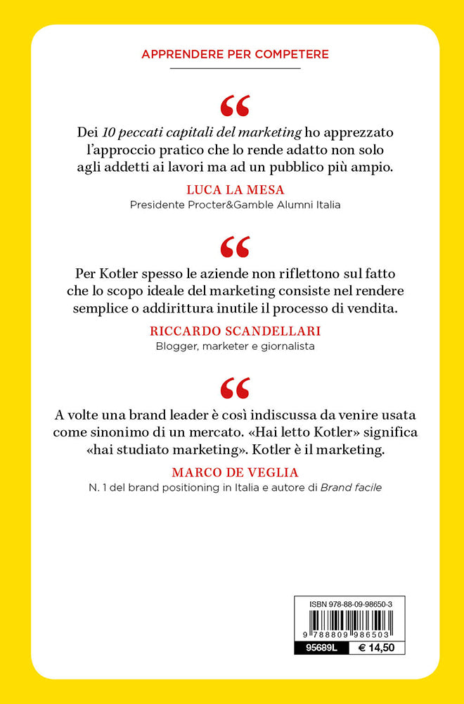 I 10 peccati capitali del marketing::Sintomi e cure