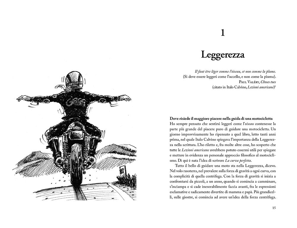 La curva perfetta::Note per il motociclista del terzo millennio