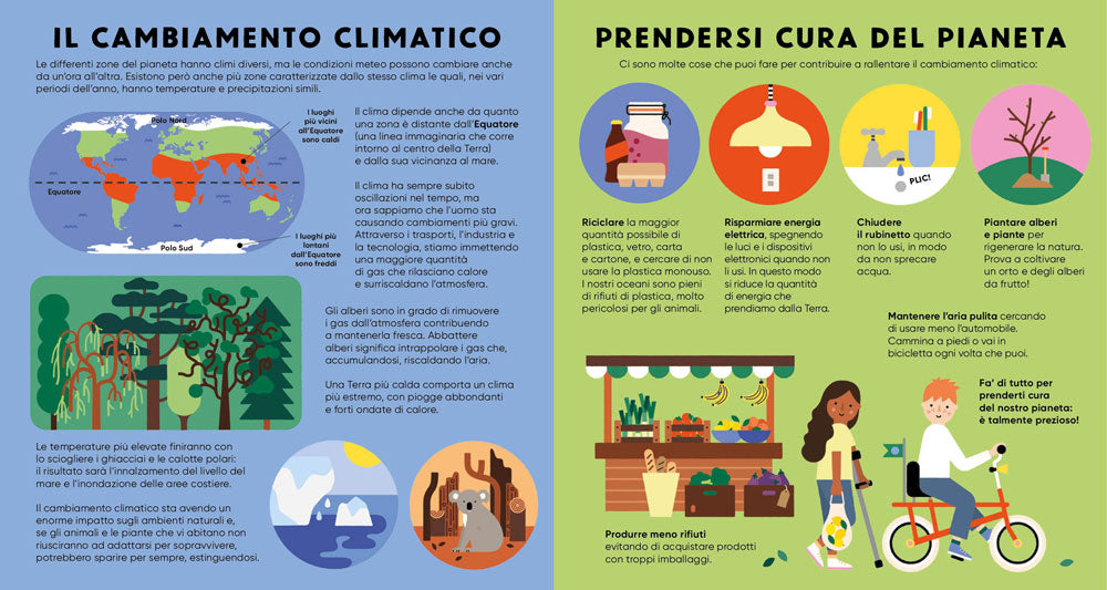 La Terra::Guarda attraverso le pagine trasparenti e scopri il nostro fantastico pianeta!