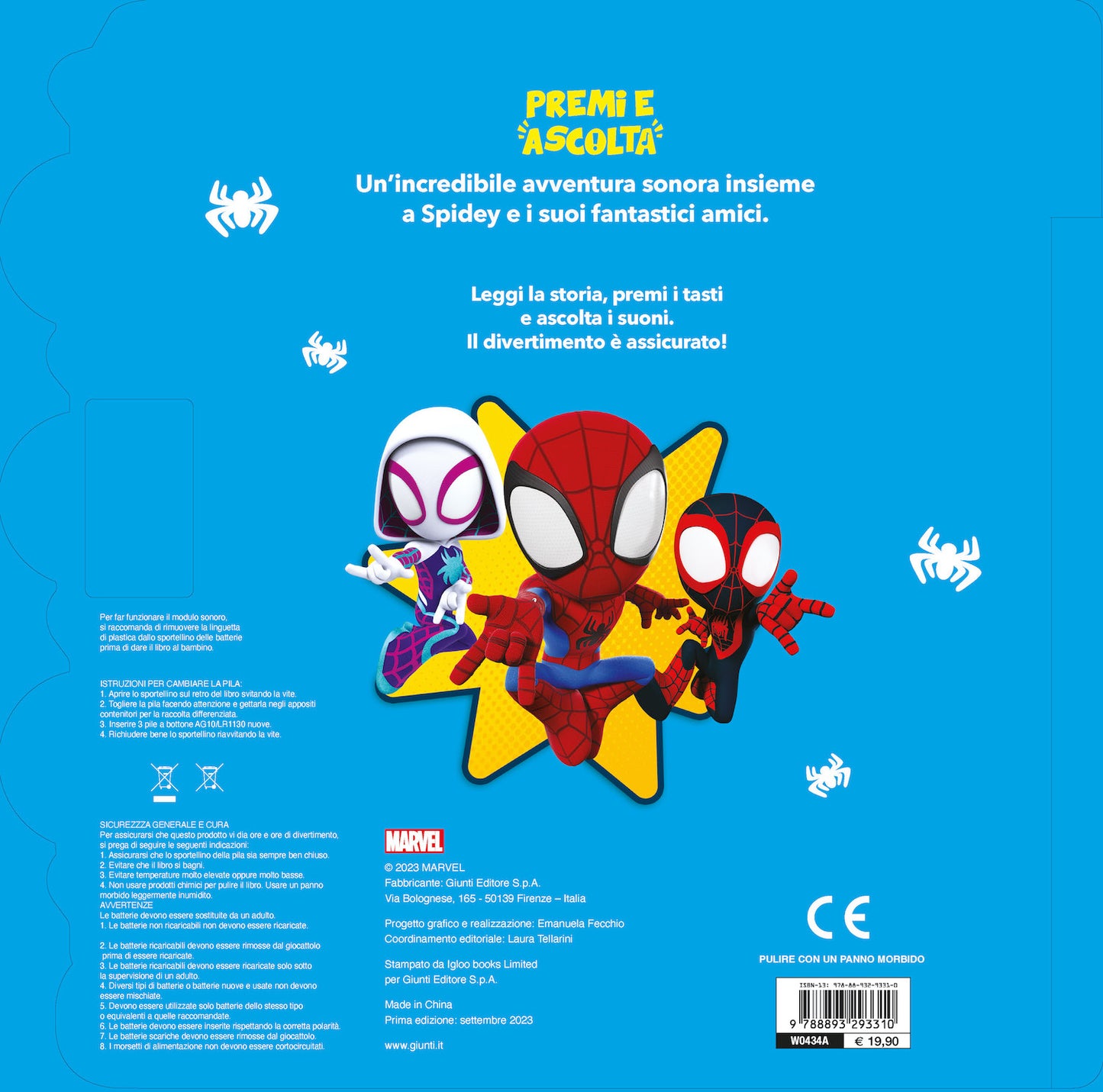 Spidey e i suoi amici Premi e ascolta