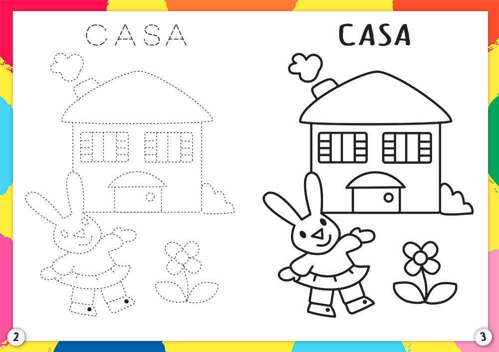 La mia casa  - Colora facile Zerosei