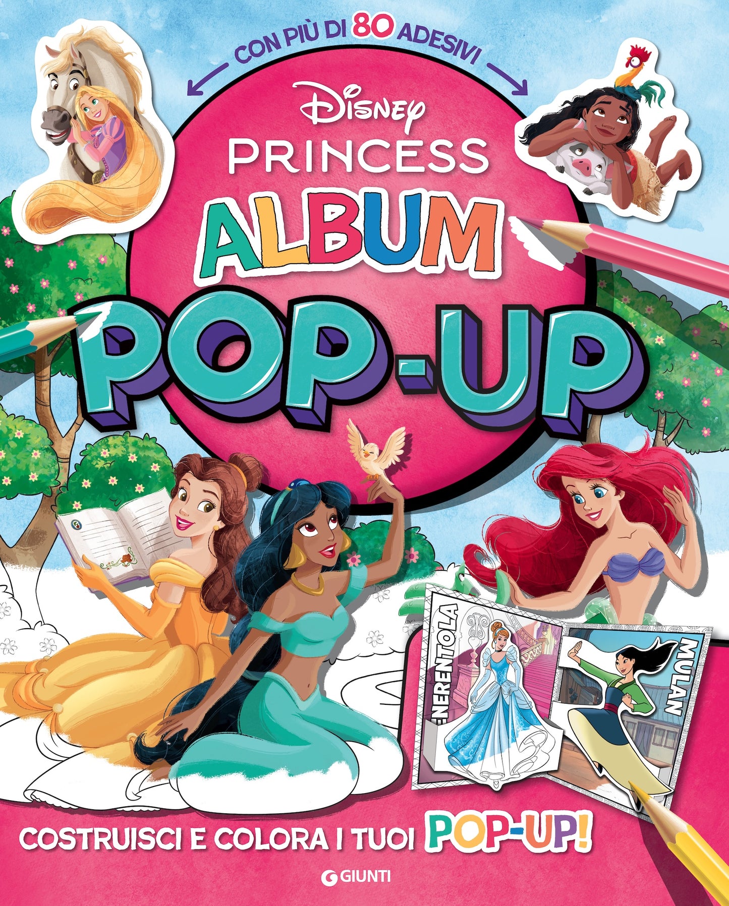 Disney Princess Album Pop-up. Con più di 80 adesivi::Costruisci e colora i tuoi pop-up