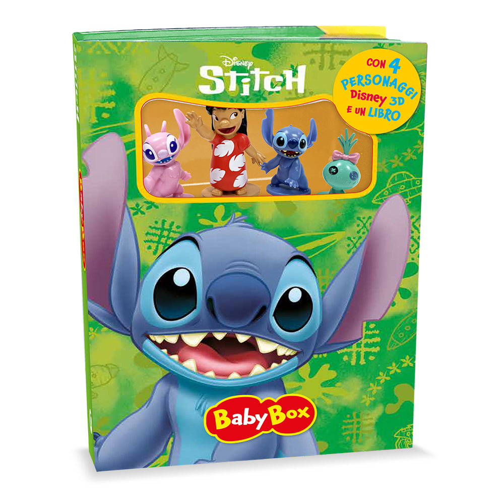 Baby Box Stitch::con 4 personaggi Disney 3d e un libro