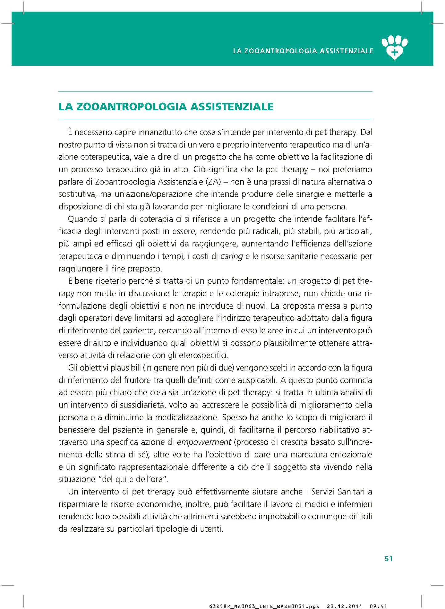 Pet Therapy::manuale pratico
