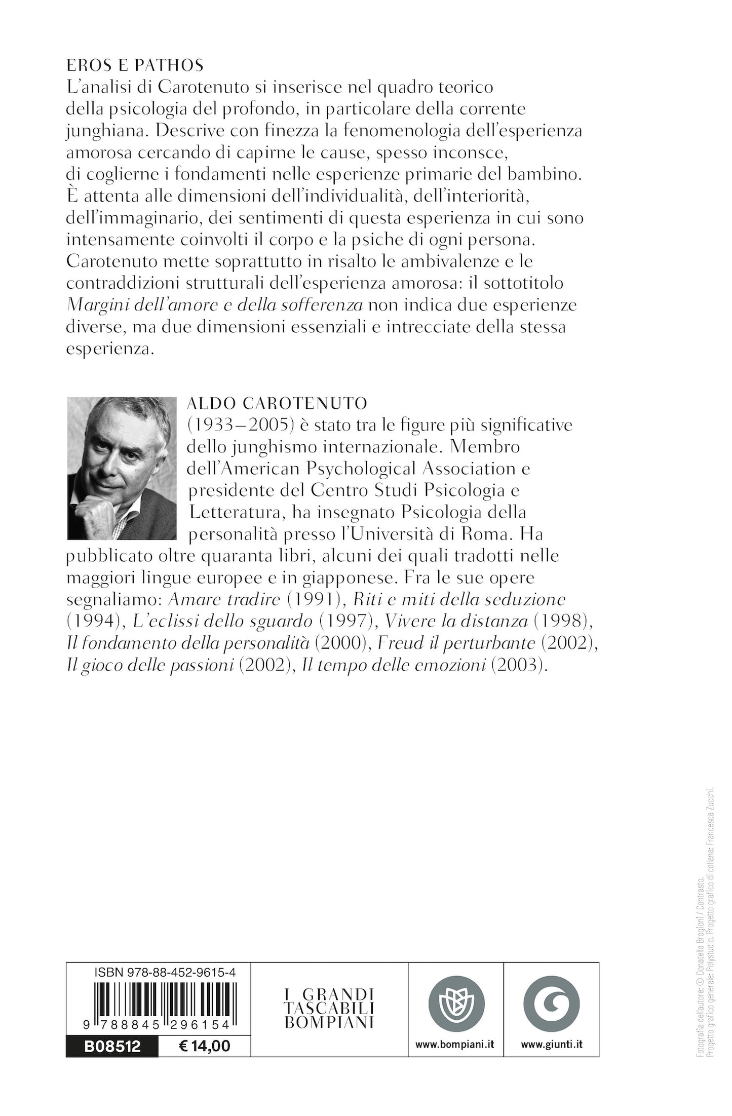 Eros e Pathos::Margini dell'amore e della sofferenza