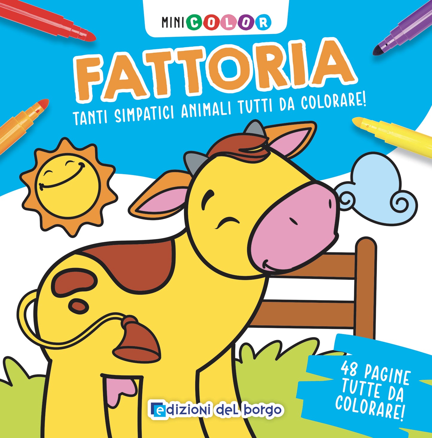 Fattoria::Tanti simpatici animali tutti da colorare