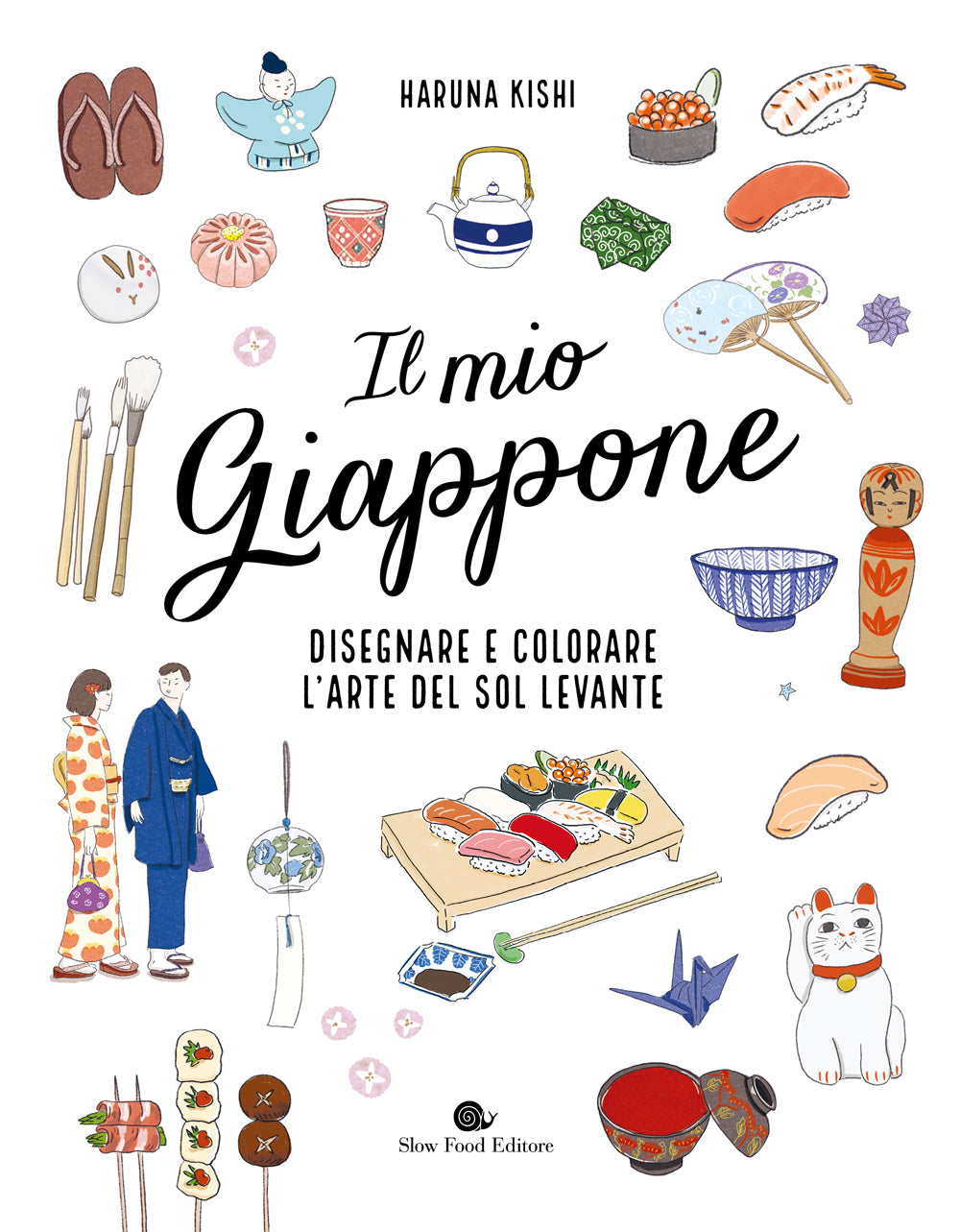 Il mio Giappone::Disegnare e colorare l'arte del sol levante.