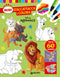 Mini Staccattacca e colora Disney Animals::Più di 60 adesivi