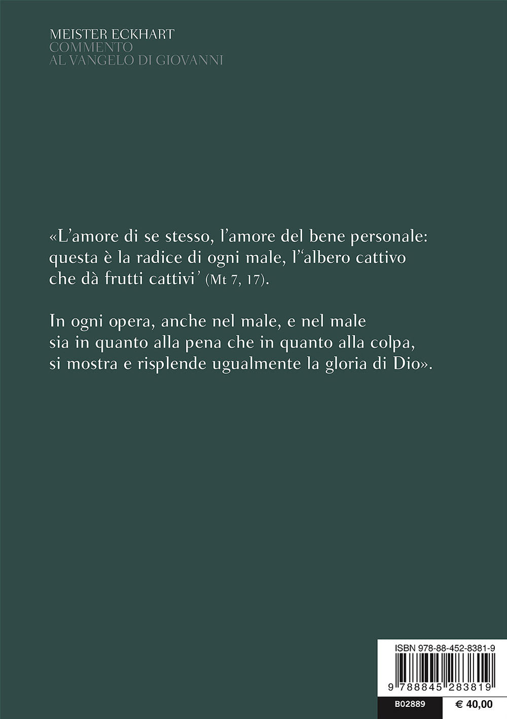 Commento al Vangelo di Giovanni::Testo latino a fronte