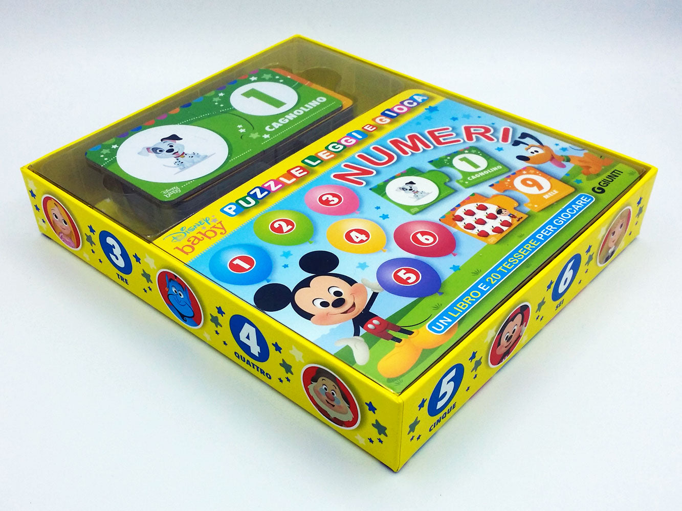 Puzzle Leggi e Gioca - Numeri::Un libro e 20 tessere per giocare