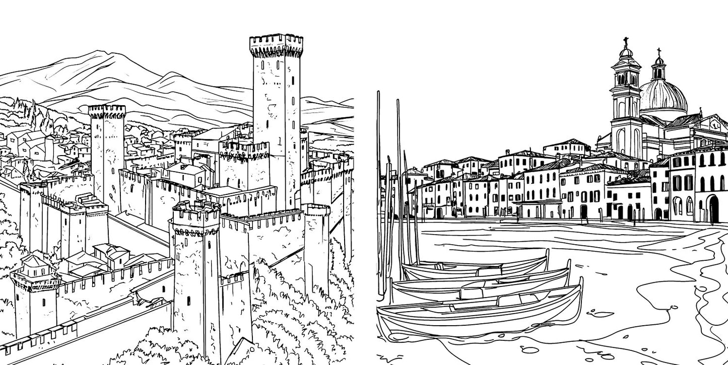ITALIA I LOVE YOU::Coloring book