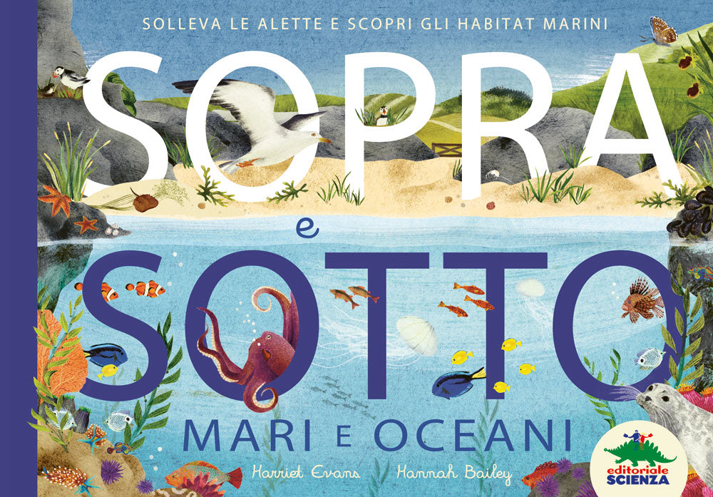 Sopra e sotto – Mari e oceani::Solleva le alette e scopri gli habitat marini