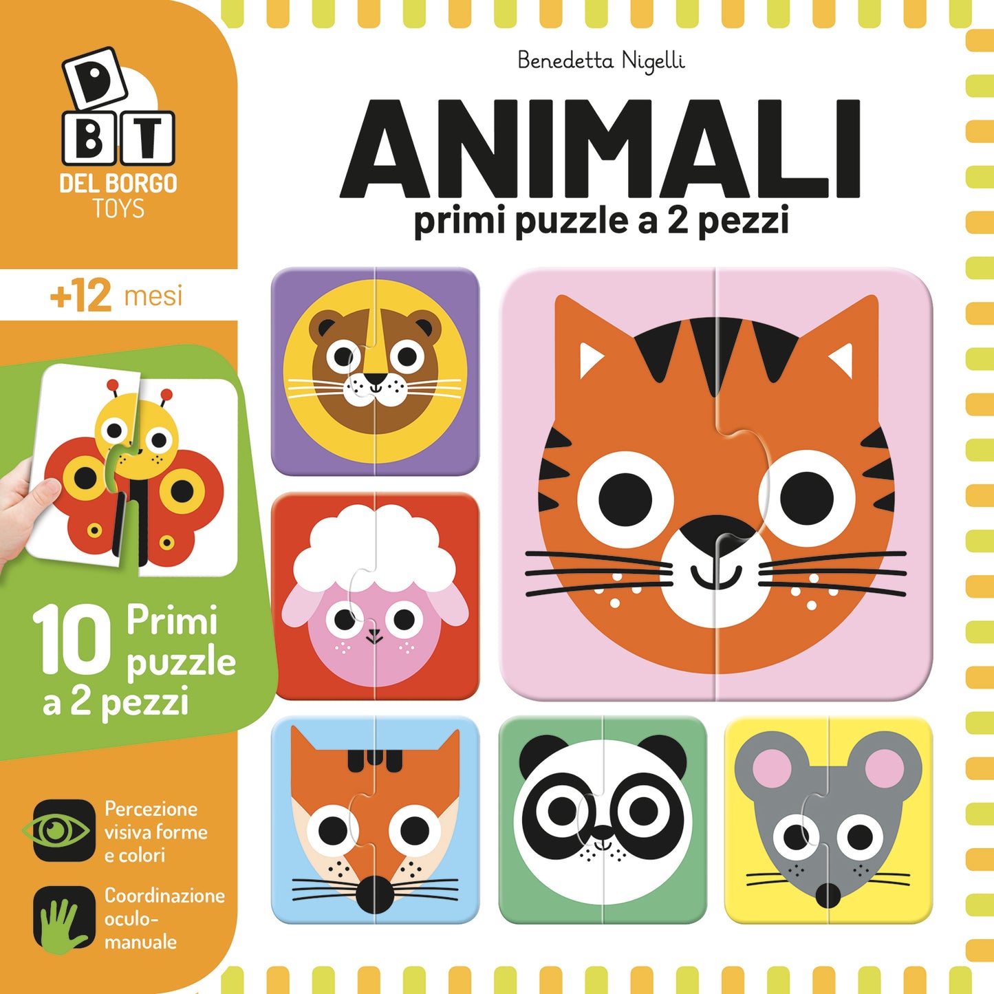 Animali::Primi puzzle a 2 pezzi