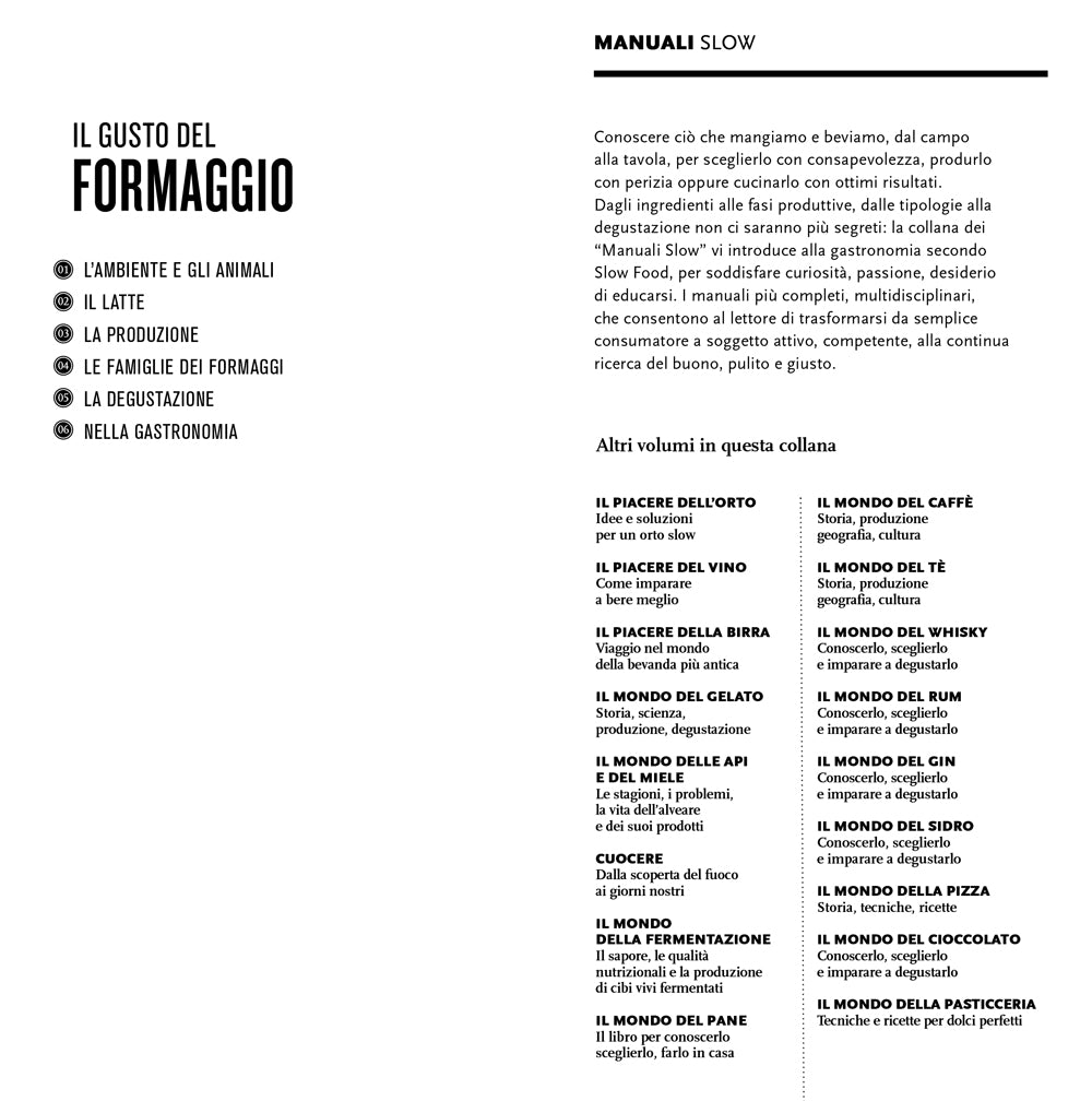 IL GUSTO DEL FORMAGGIO::CONOSCERE LE FORME DEL LATTE