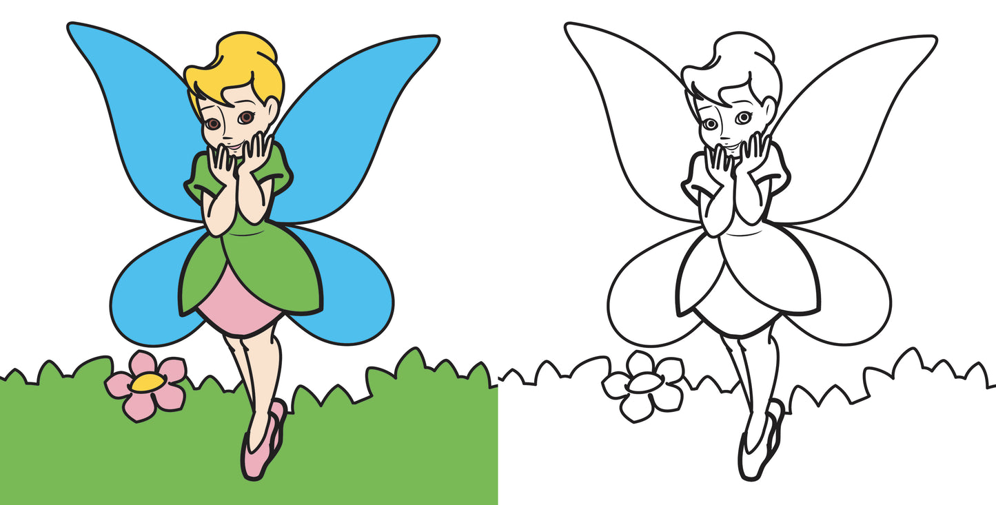 Principesse::Tante fate, principesse, ballerine tutte da colorare