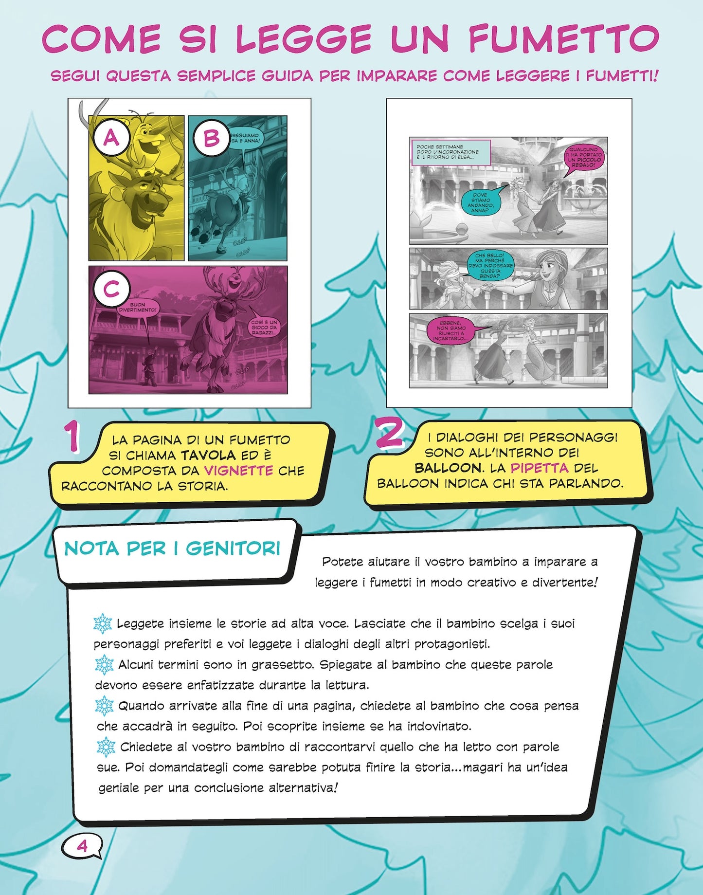 Frozen Prime letture a fumetti!::Impara a leggere con le storie a fumetti!