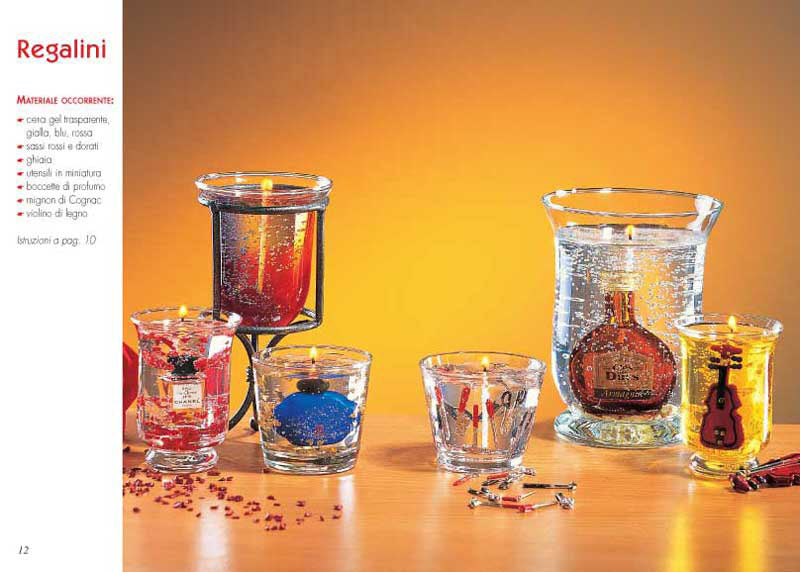 Candele in gel per tutte le occasioni