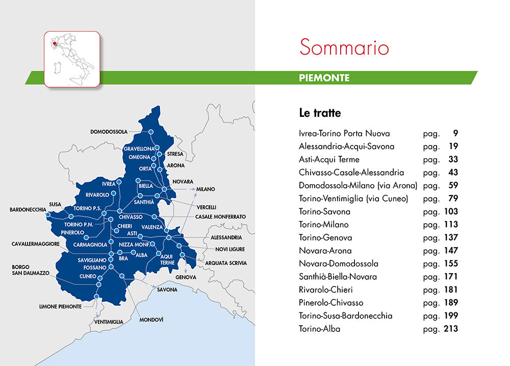 Piemonte in treno::I regionali da vivere