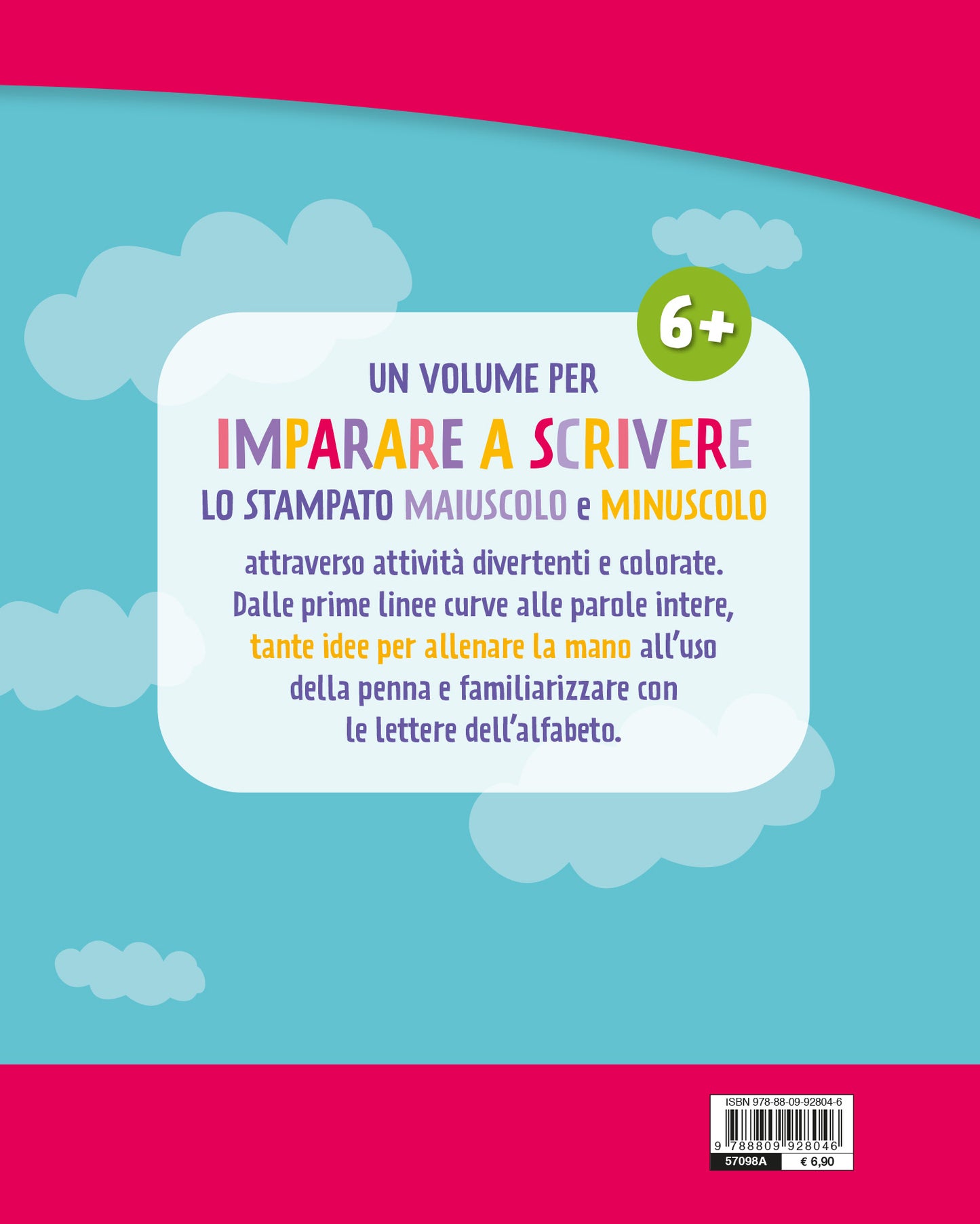 Il mio primo libro di scrittura in stampatello::dal maiuscolo al minuscolo