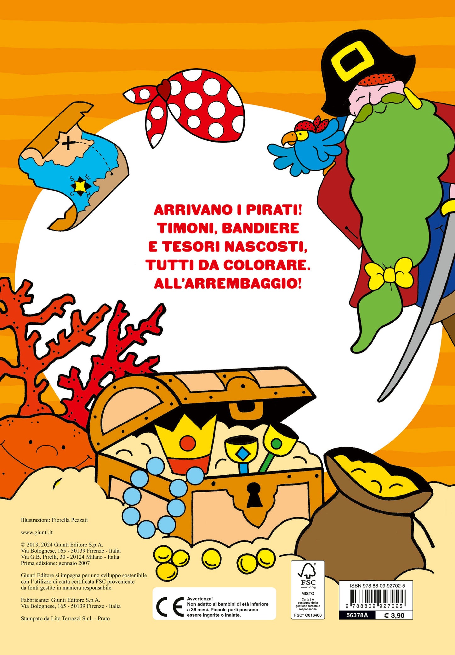 Colora e gioca con i pirati::Con stickers