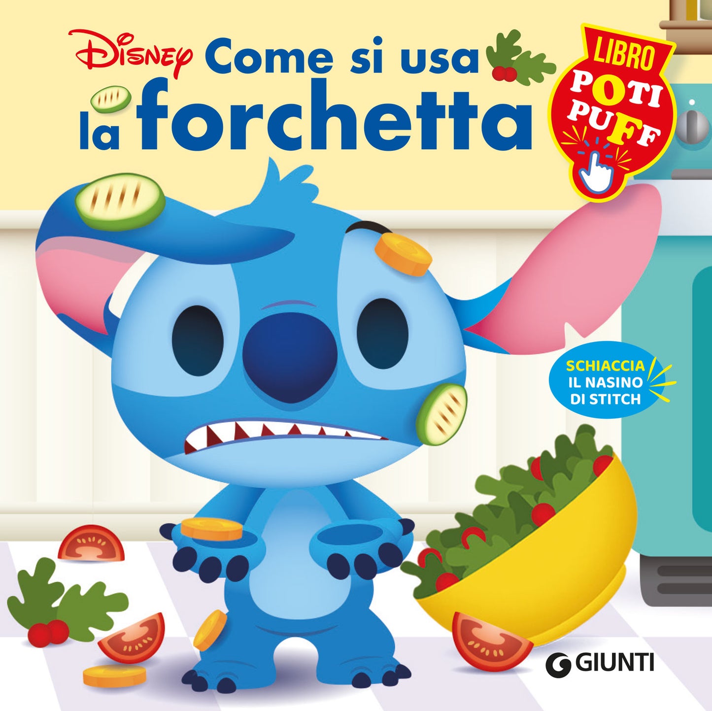 Libro Poti Puff Stitch - Come si usa la forchetta::Schiaccia il nasino di Stitch