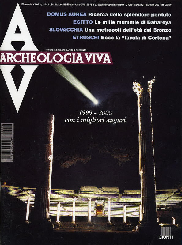 Archeologia Viva n. 78 - novembre/dicembre 1999::Rivista bimestrale