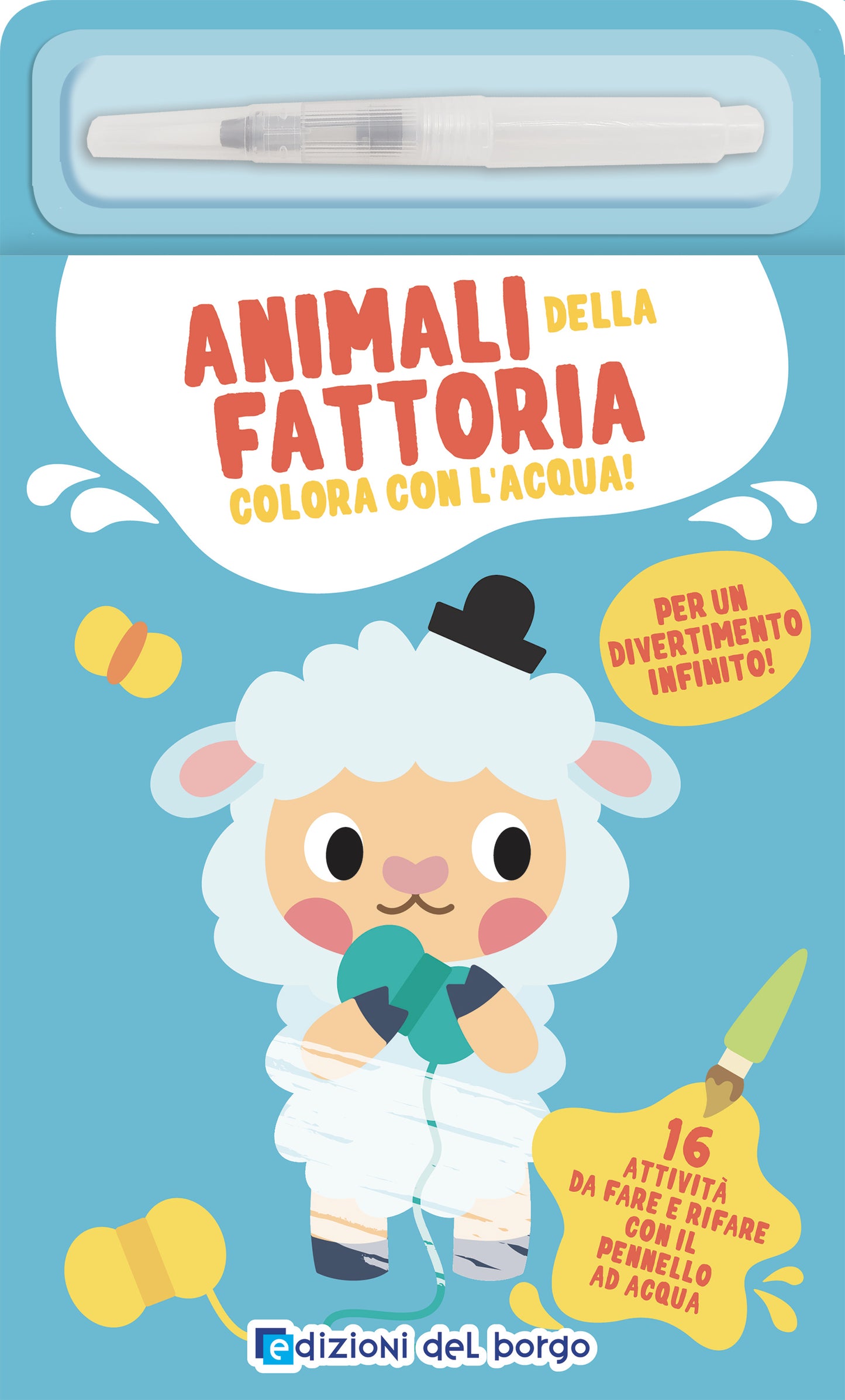 Animali della fattoria::Colora con l'acqua