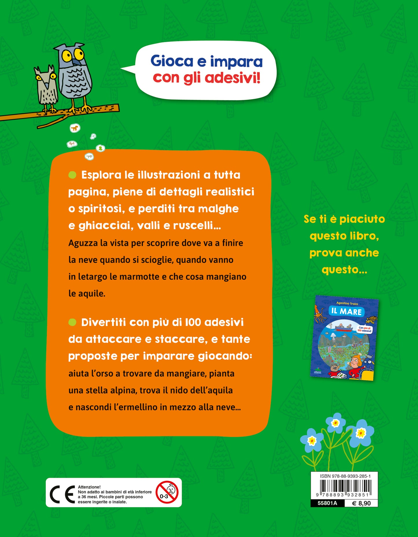 La montagna::Con più di 100 adesivi!