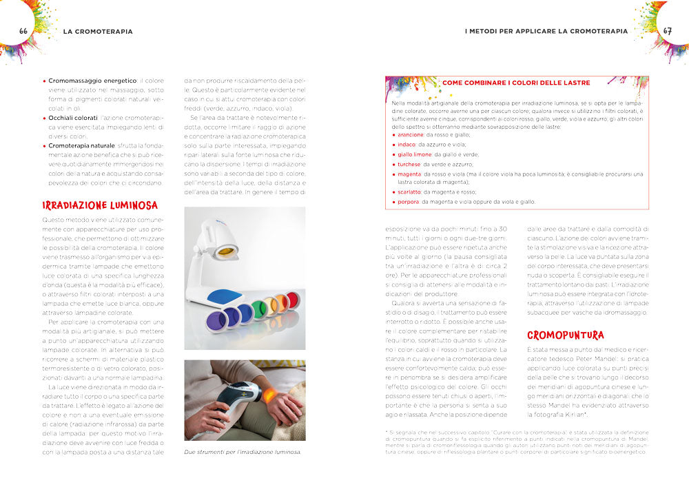 Cromoterapia::Salute e benessere con i colori