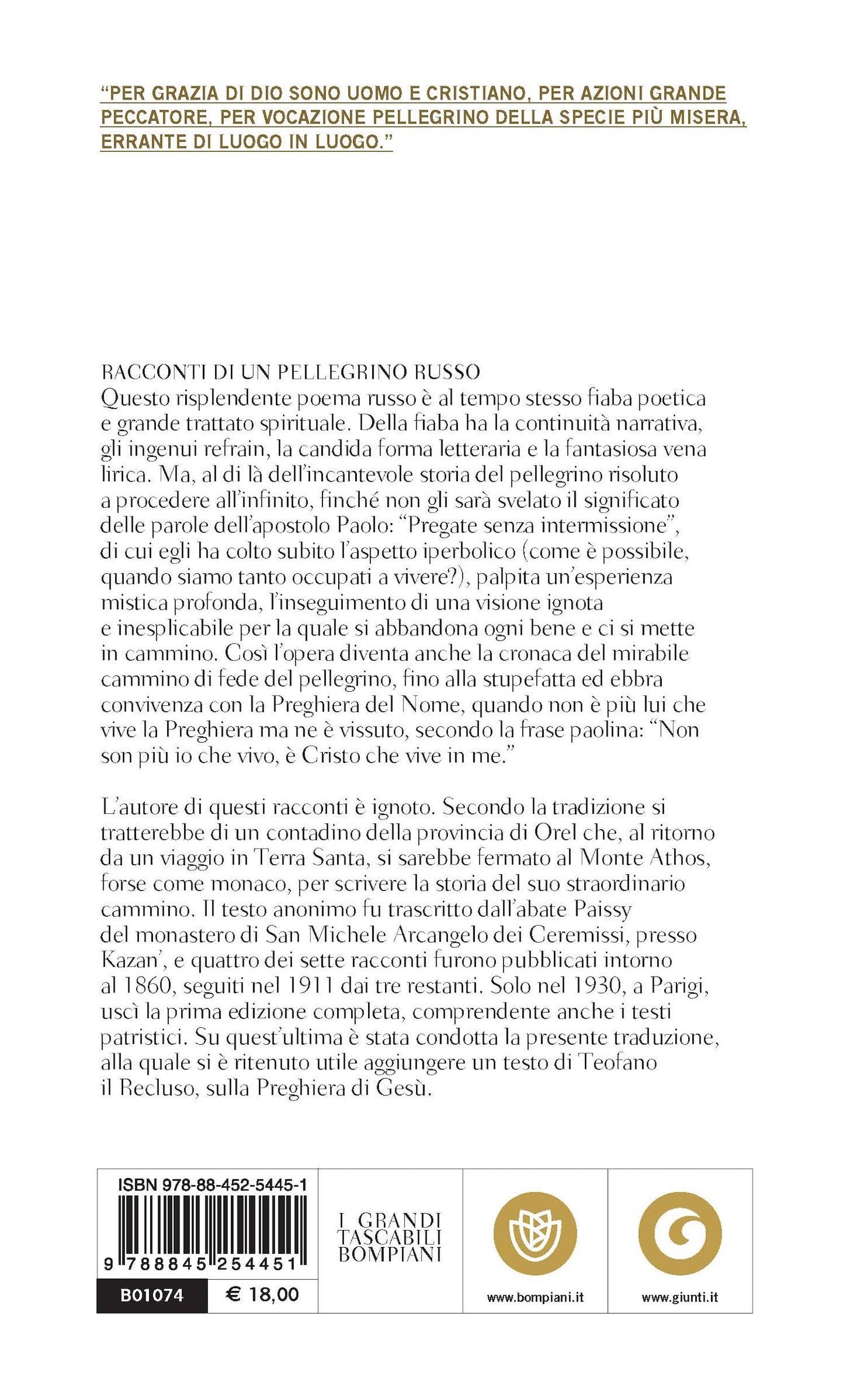 Racconti di un pellegrino russo