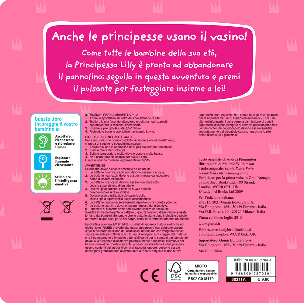 Il vasino della principessa::Premi il pulsante Evviva! Evviva!