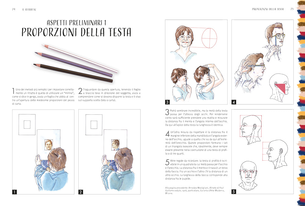 Corso di ritratto::Materiali, metodi, realizzazioni