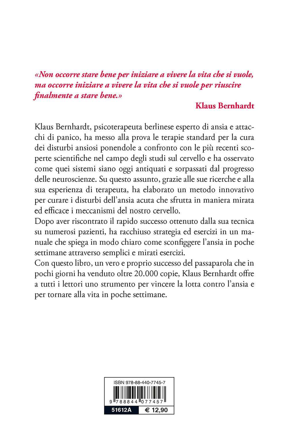 Liberati dall'ansia e dagli attacchi di panico::con il metodo Bernhardt