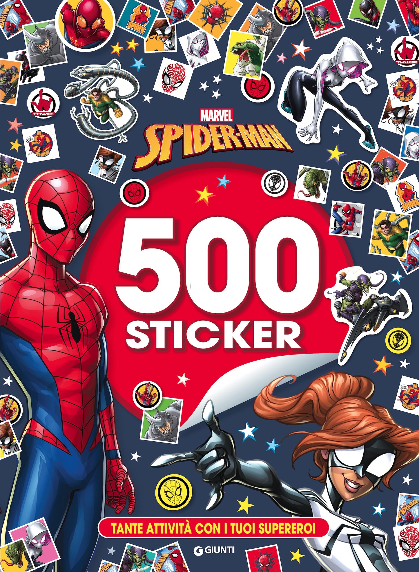 Spider-Man 500 Sticker::Tante attività con i tuoi supereroi