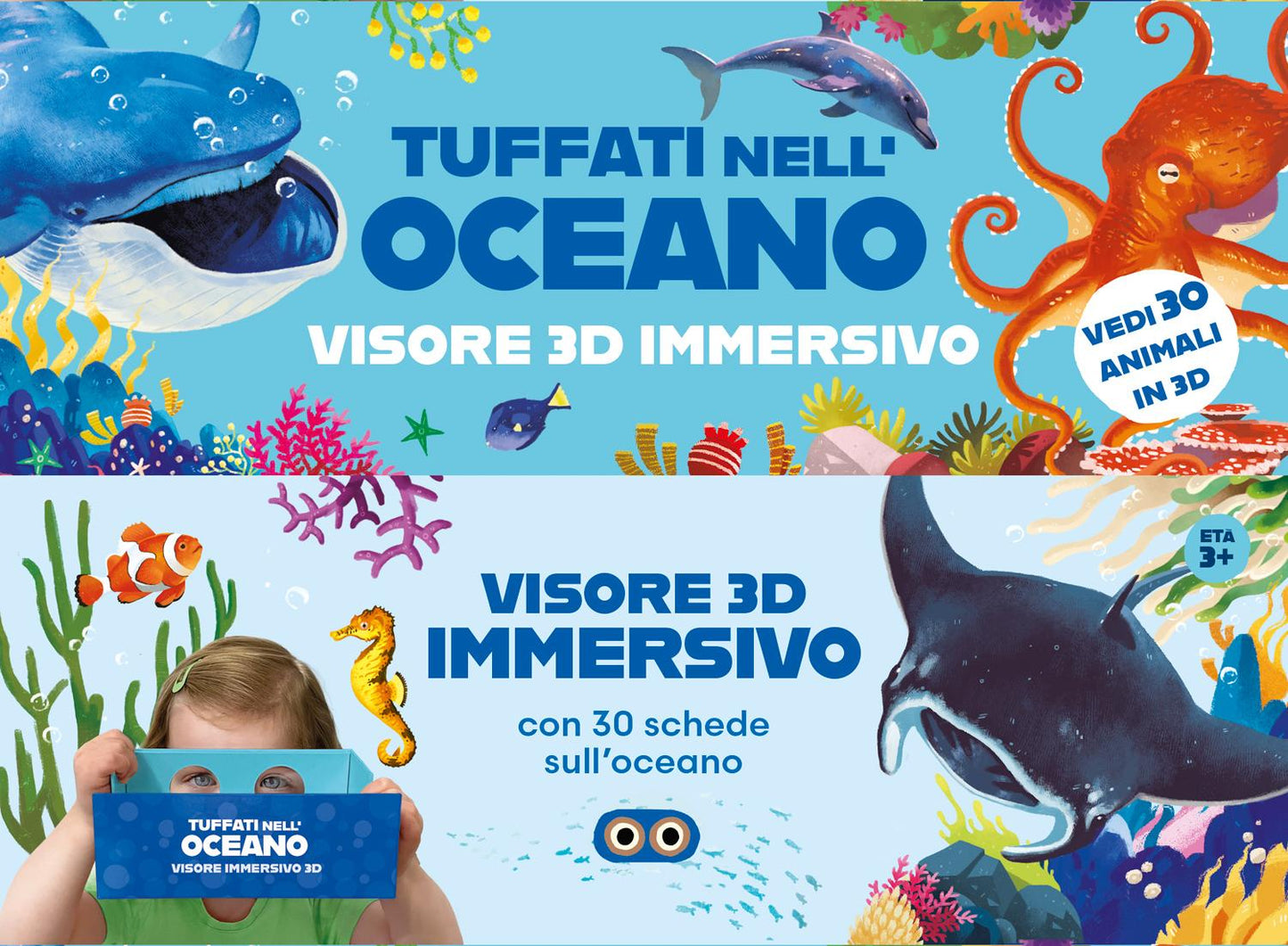 Tuffati nell'oceano::Scopri i libri scatola che diventano visori 3D super immersivi!